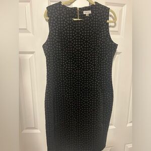 Black mini velvet Calvin Klein Dress
